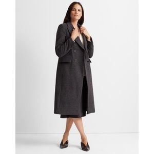 SOLD Club Monaco Jemma wool coat in plaid/checkers